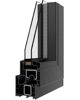 Infissi in PVC linea domus nurith MDB portas milano