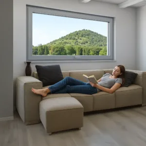 Serramenti in PVC – Bilico orizzontale