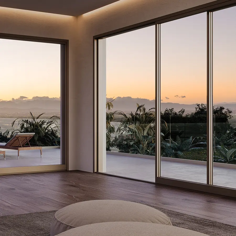 finestra allumionio Scorrevole Alzante Slim milano