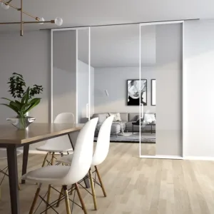 porta interna scorrevole in vetro milano MDB Portas