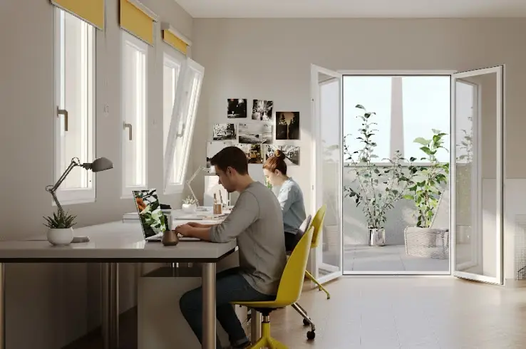 porta finestra a battente nurith