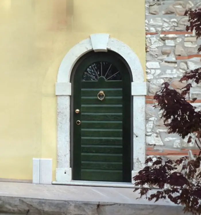 Porta Blindata – Rovere Tinto Verde Foresta