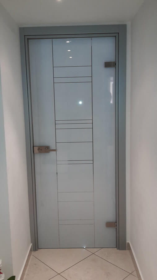 Porta per interni in vetro a Paderno Dugnano Milano
