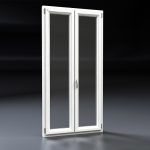Portafinestra in pvc PRIMA con apertura a battente a 2 ante