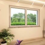 Finestra in pvc con apertura battente Prima