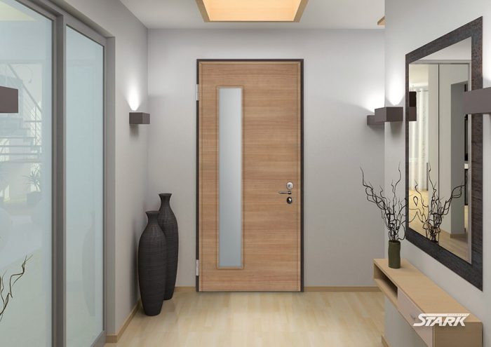 Porta blindata su misura con vetri antieffrazione a lecco Porte blindate con vetro antisfondamento