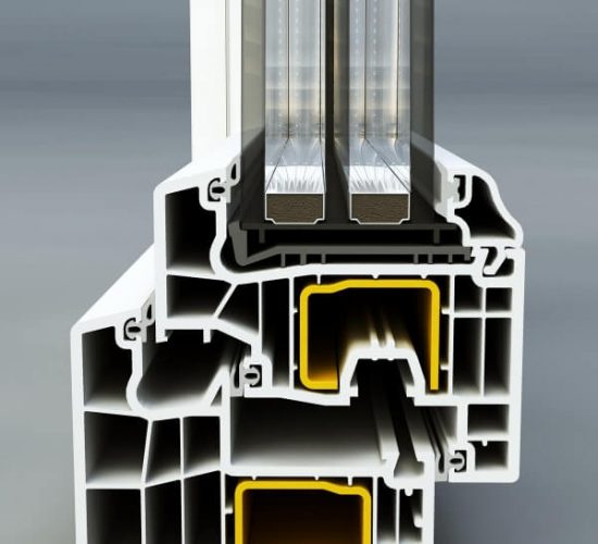 Serramenti pvc Blu E/92 con triplo vetro Serramenti pvc Blu E/92